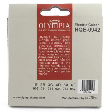Olympia HQE-0942 Electric Guitar String 0942 - Reco Music Malaysia