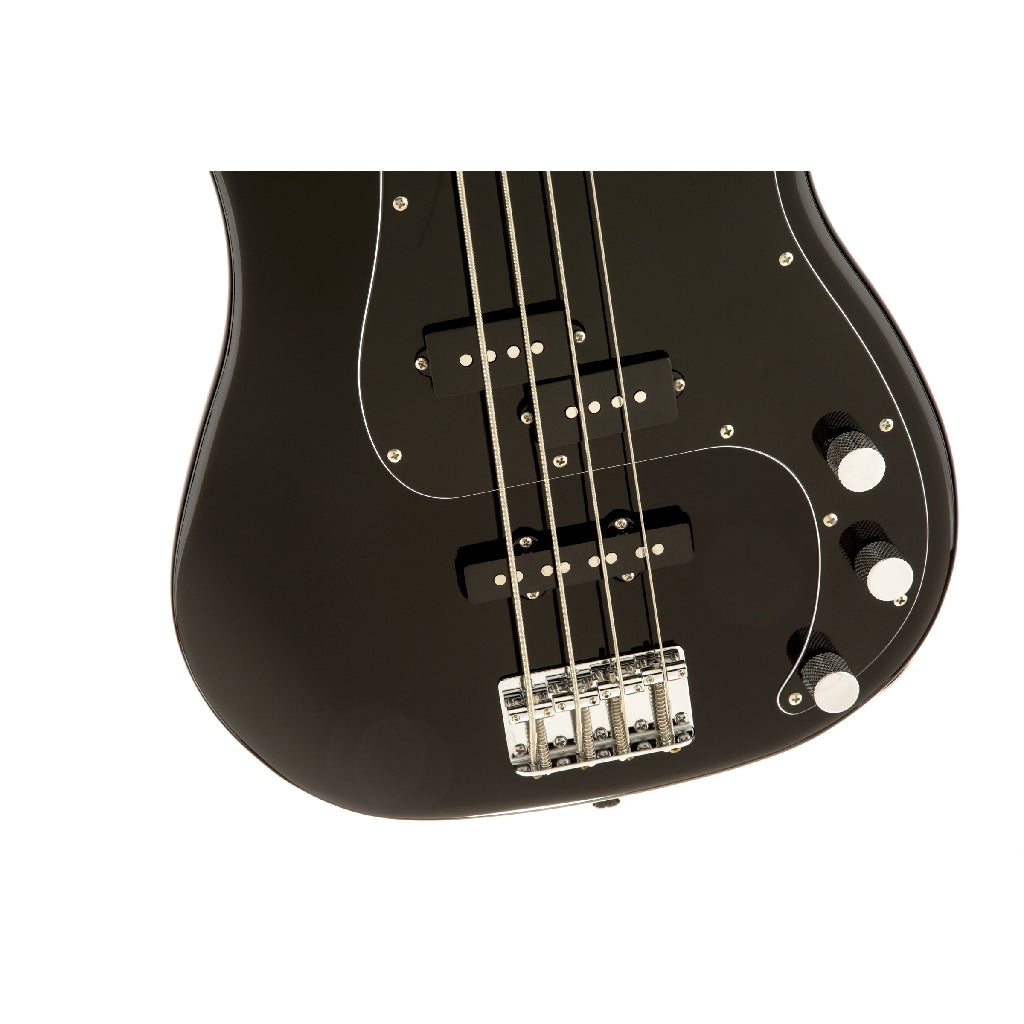 Fender Squier 0370500506 Affinity Precision PJ Bass Guitar Laurel FB Black | Reco Music Malaysia