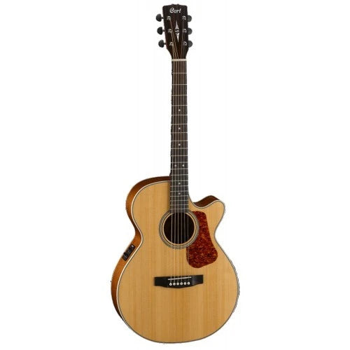 Cort L100F Solid Top Semi Acoustic Guitar With Bag | Reco Music Malaysia