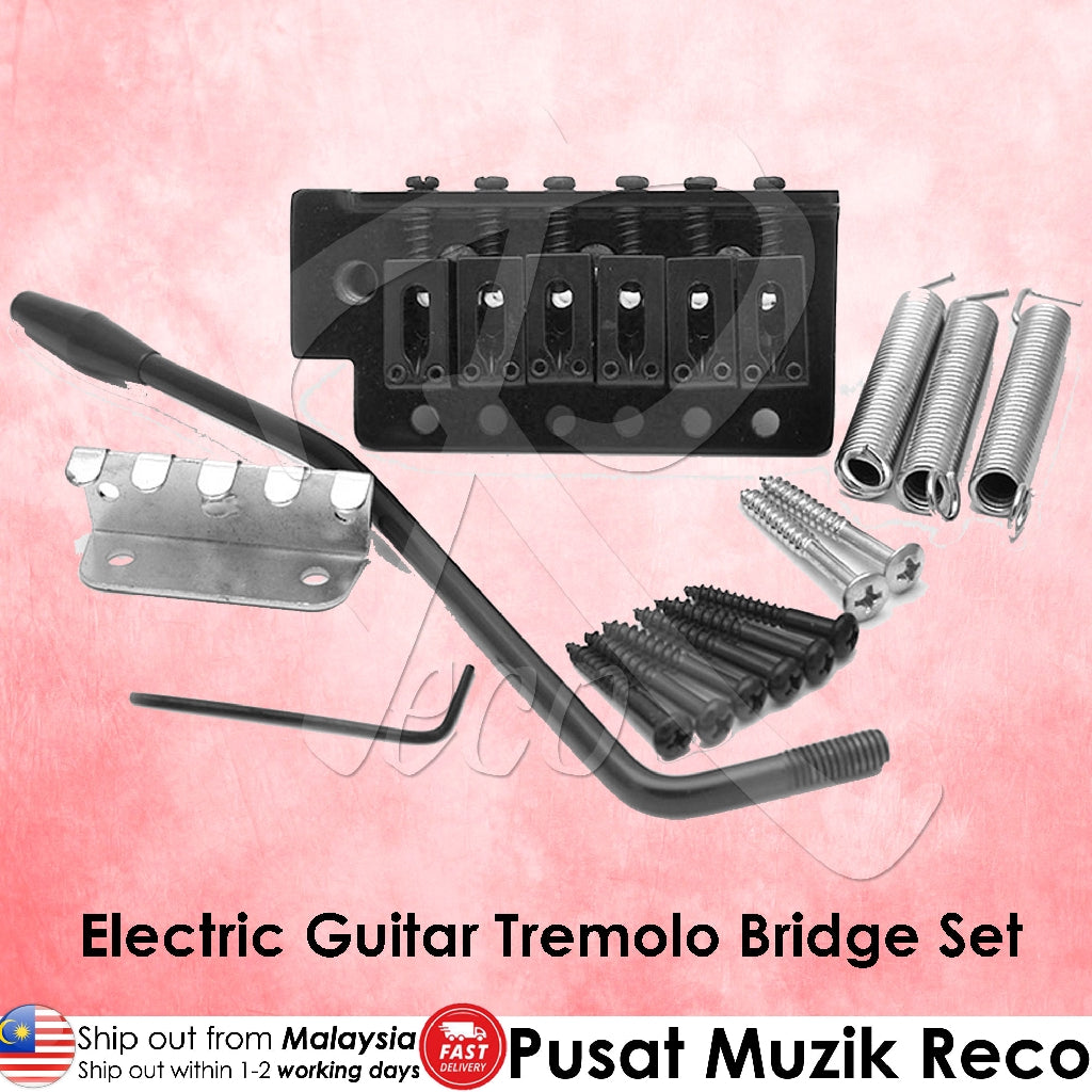 RM RTB20 Electric Guitar Tremolo Bridge System Set - Reco Music Malaysia