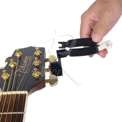 RM Guitar Pro-Winder 3 in 1 - Guitar Winder + String Cutter + Pin Puller - Reco Music Malaysia