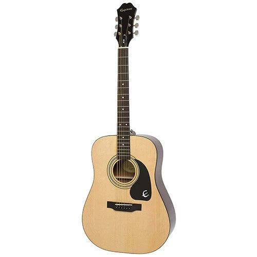 Epiphone DR-100 NAT Acoustic Guitar 41 inch Dreadnought Natural - Reco Music Malaysia