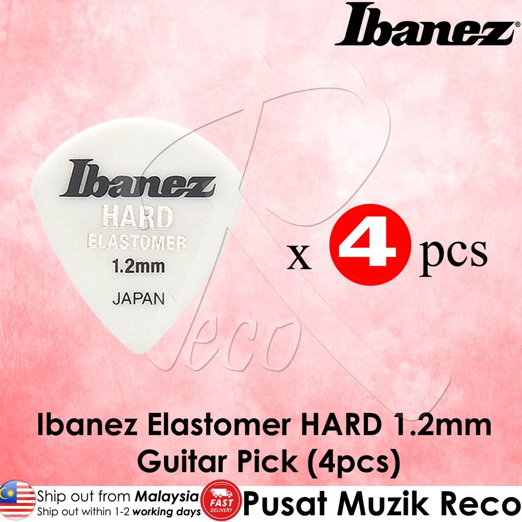 Ibanez Elastomer Series Guitar Picks Soft 1.0mm Hard 1.2mm (Japan) - Reco Music Malaysia