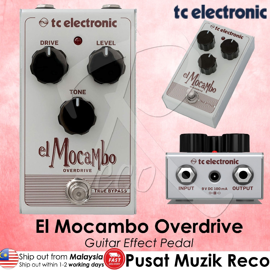 TC Electronic EL Mocambo Overdrive Guitar Effects Pedal | Reco Music Malaysia