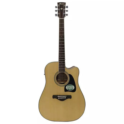 Ibanez Artwood AW70ECE LG Solid Top Semi Acoustic Guitar (Back)- Reco Music Malaysia