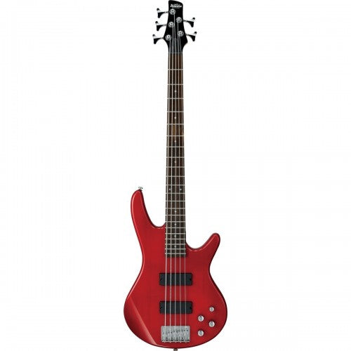 Ibanez GSR205 TR 5 String Electric Bass Guitar - Transparent Red - Reco Music Malaysia