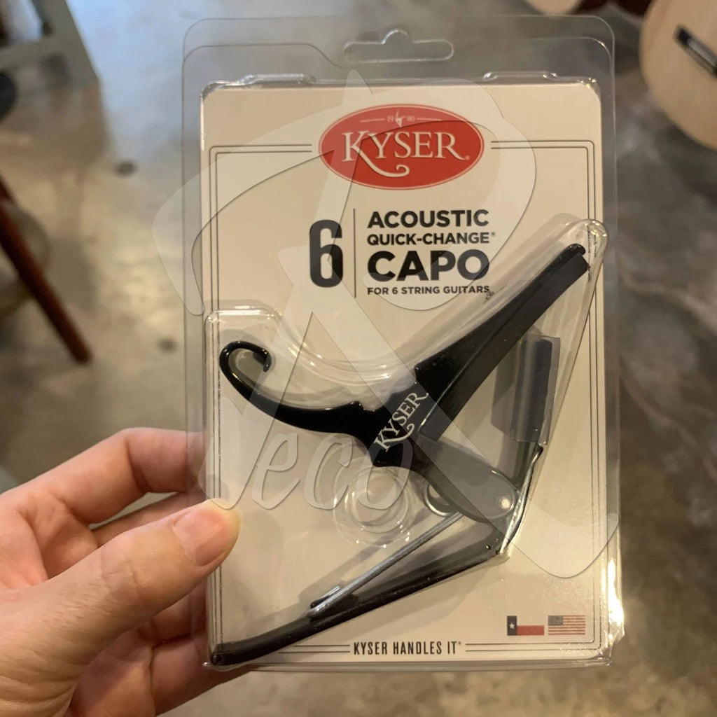 Kyser KG6BA Quick Change Acoustic Guitar Capo - Reco Music Malaysia