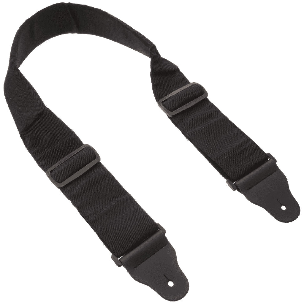 D'Addario Planet Waves Black 3 Inch Wide Padded Polypropylene Bass Guitar Strap - Reco Music Malaysia