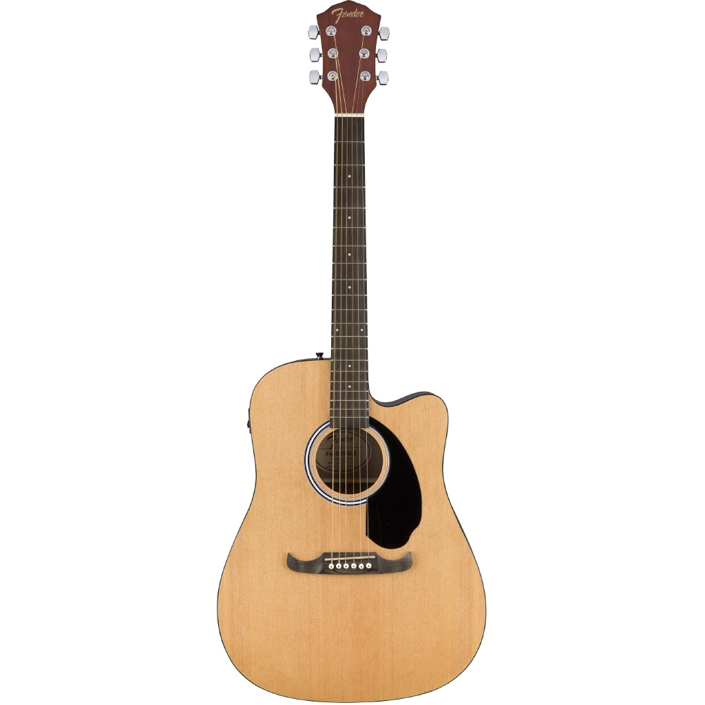 Fender FA-125CE Natural Dreadnought 6-String Acoustic-Electric Guitar - Reco Music Malaysia
