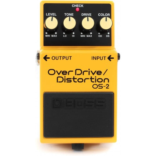 Boss OS-2 Overdrive Distortion Effect Pedal | Reco Music Malaysia