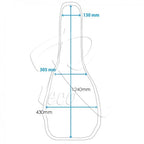CNB JBB-1680 Deluxe Thick Padded Acoustic BASS Guitar Bag - Reco Music Malaysia