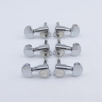 RM GF0788-CR Diecast 3R3L WB CHROME Acoustic Guitar Machine Head SET Tuning Peg Tuner - Reco Music Malaysia