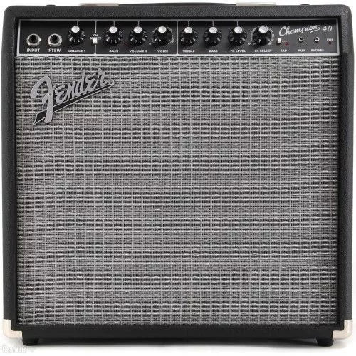Fender Champion 40 40W 1x12 Solid State Guitar Combo Amplifier | Reco Music Malaysia