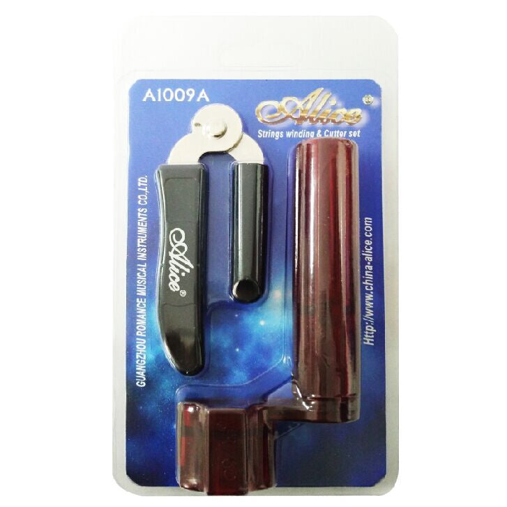 Alice A1009A Multifunctional Guitar Strings Winder & Cutter Set - Reco Music Malaysia