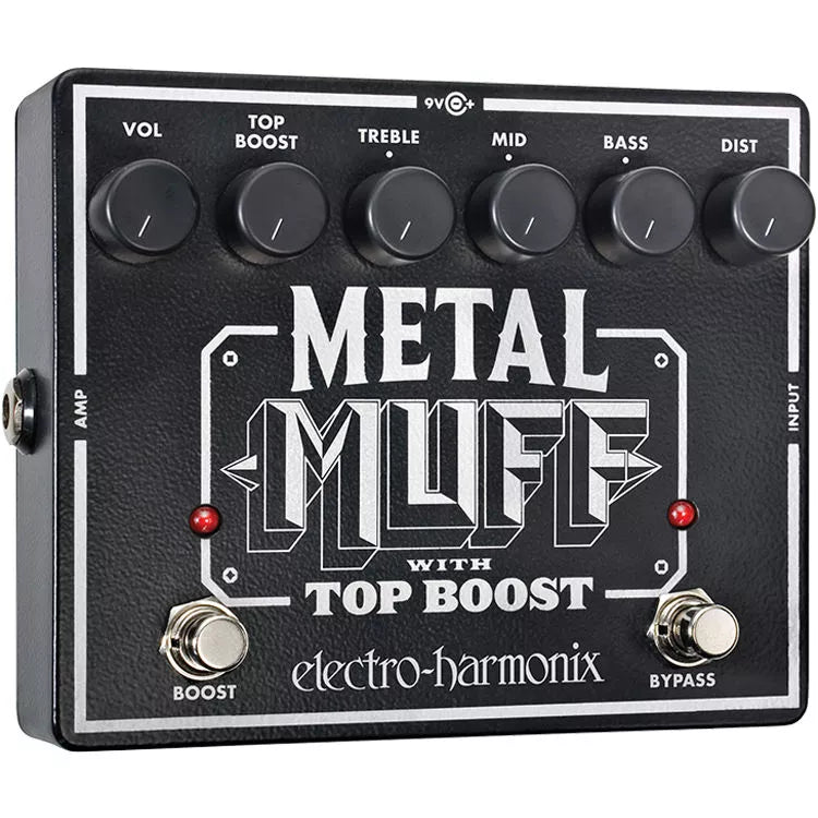 Electro Harmonix EHX Metal Muff with Top Boost Distortion Guitar Effects Pedal | Reco Music Malaysia