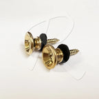 RM GF6477 Instrument Guitar Ukulele Strap Button 2 pcs (PAIR) (Gold) - Reco Music Malaysia