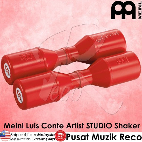 Meinl Percussion SH5R Red Luis Conte Artist Series STUDIO Shaker - Reco Music Malaysia