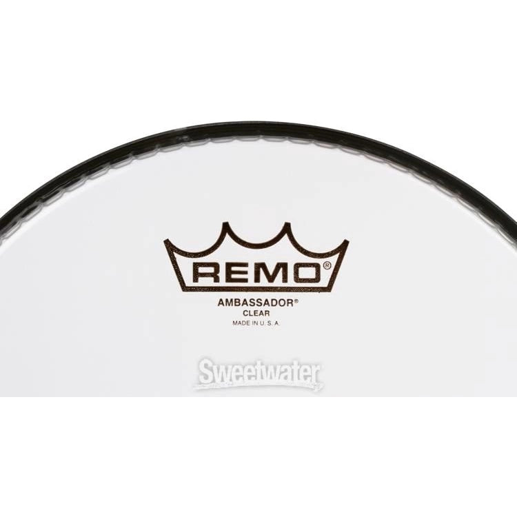 Remo BA-0310-00 Ambassador 10in Clear Tom Drum Head Drum Skin - Reco Music Malaysia