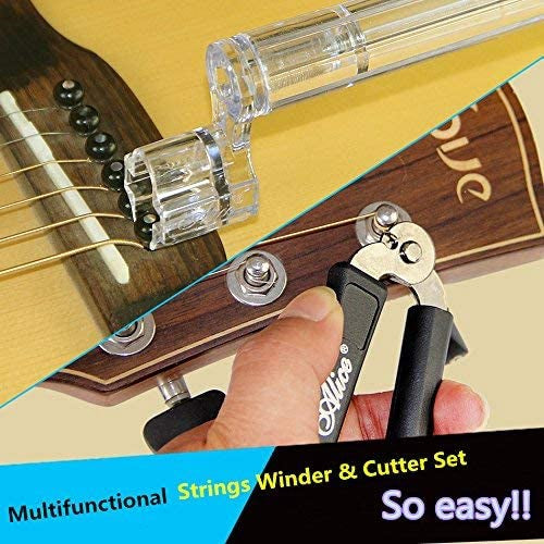 Alice A1009A Multifunctional Guitar Strings Winder & Cutter Set - Reco Music Malaysia