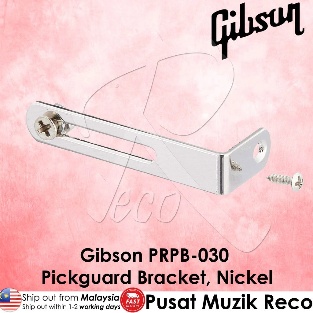 Gibson PRPB-030 Guitar Pickguard Bracket, Nickel - Reco Music Malaysia