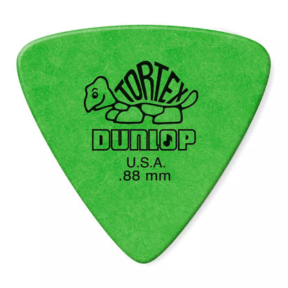 Jim Dunlop 431P088 Tortex Triangle Guitar Pick 0.88mm Green - Reco Music Malaysia