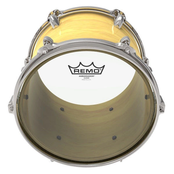 Remo BA-0314-00 Ambassador Clear Drumhead, 14″ - Reco Music Malaysia