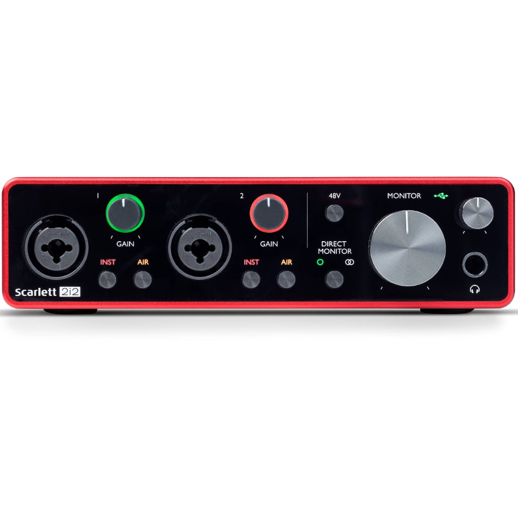 Focusrite Scarlett 2i2 2-in/2-out 3RD GEN USB-C Audio Interface | Reco Music Malaysia