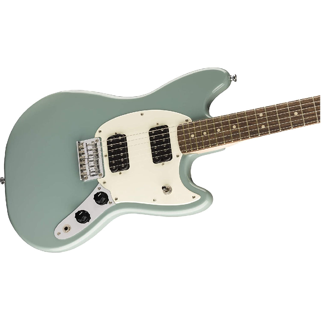 Fender Squier 0371220548 Sonic Grey Bullet Mustang HH Laurel Fingerboard Electric Guitar - Reco Music Malaysia