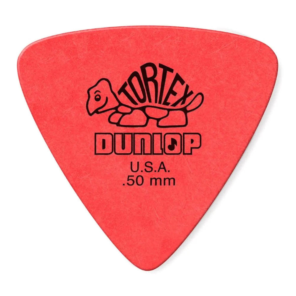 Jim Dunlop 431P050 0.50mm Tortex Triangle Red Guitar Pick - Reco Music Malaysia