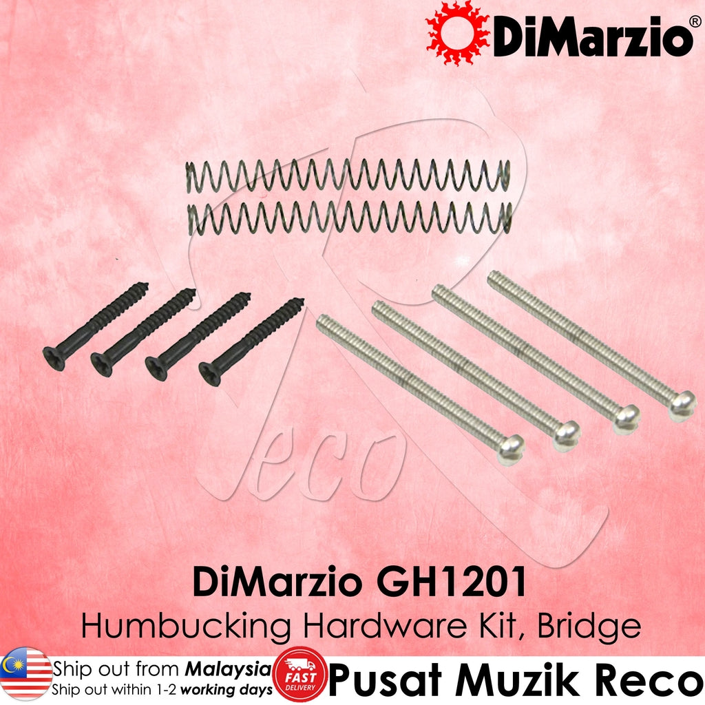 DiMarzio GH1201 Guitar Humbucking Hardware Kit Bridge, Chrome - Reco Music Malaysia