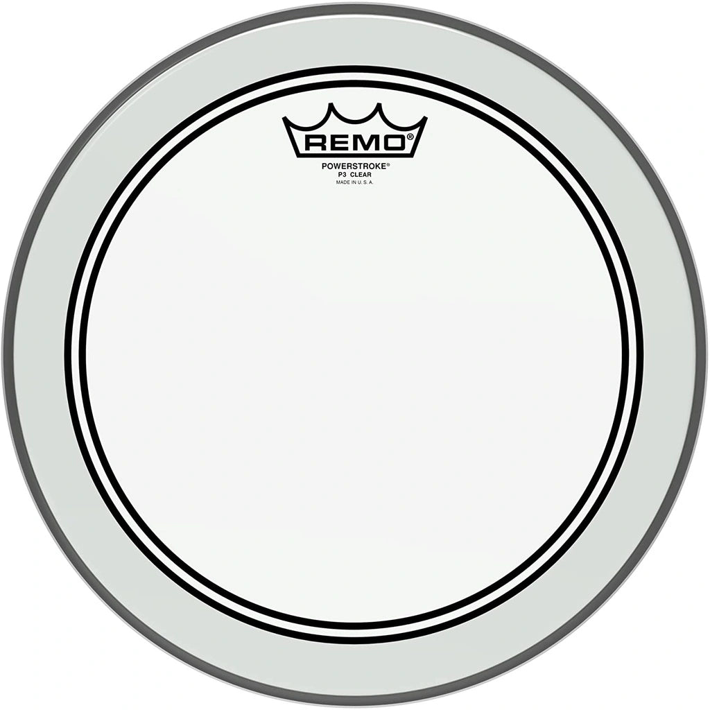 Remo P3-0314-00 Powerstroke P3 14" Clear Tom Drum Head Drum Skin - Reco Music Malaysia