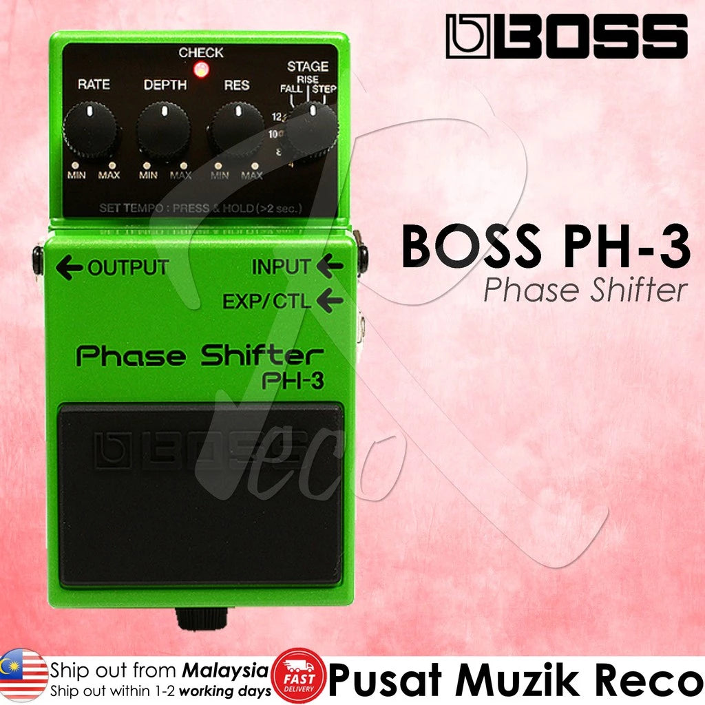 Boss PH-3 Phase Shifter Pedal | Reco Music Malaysia