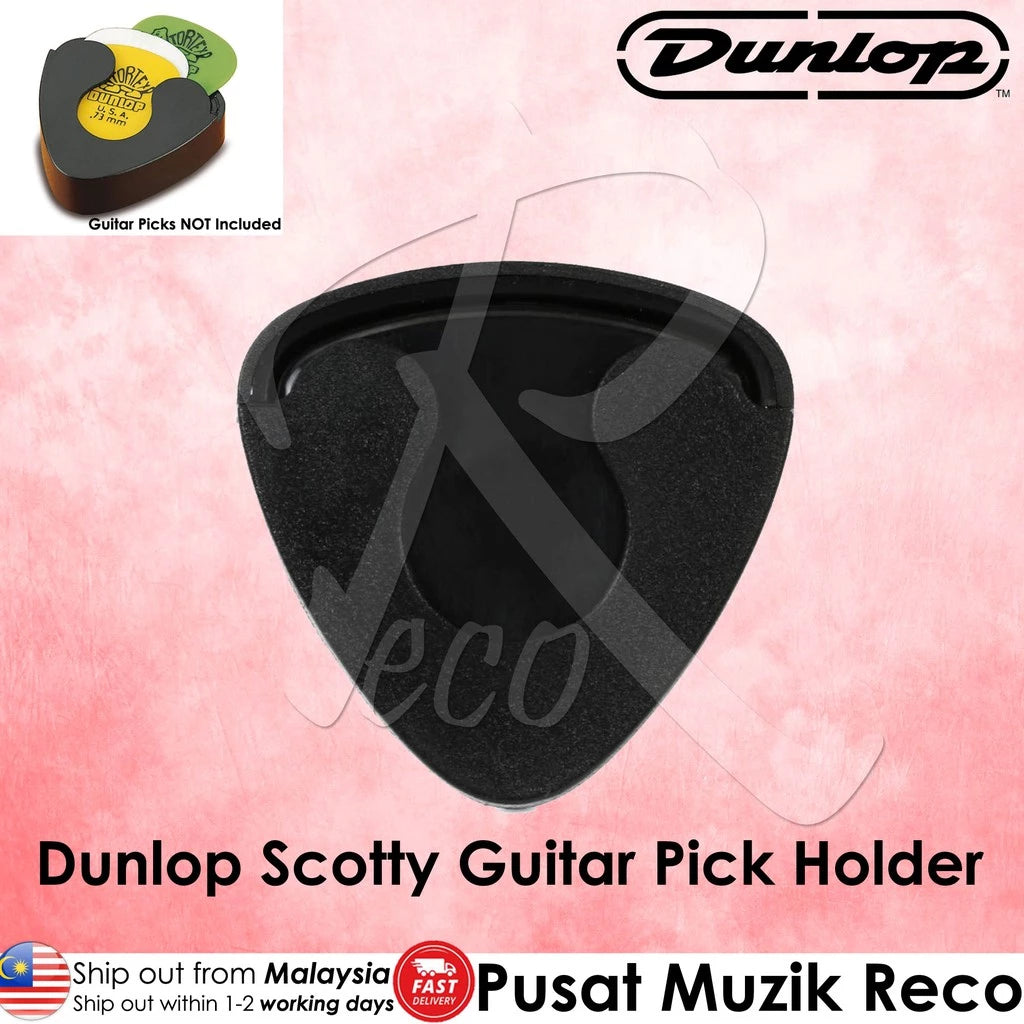 Dunlop 5001 Scotty Black Guitar Pick Holder - Reco Music Malaysia