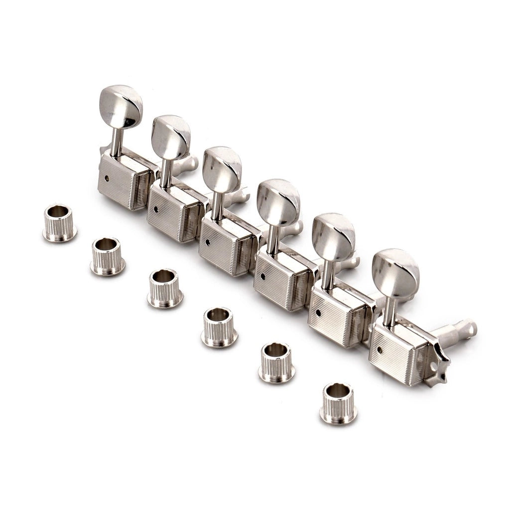 Gotoh SD91 05M-NI-L6 Electric Guitar Vintage Kluson Type Tuners Machine Head Set 6 in Line, Nickel - Reco Music Malaysia