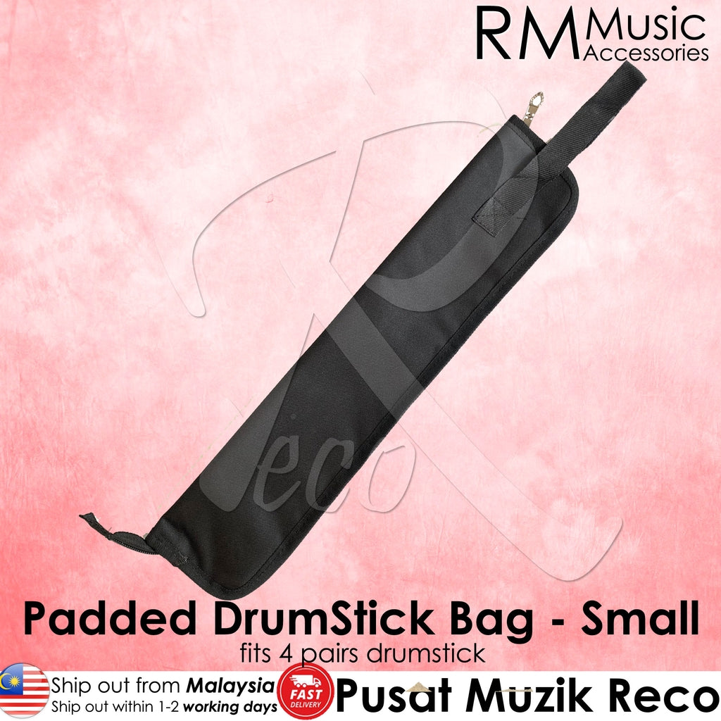 RM RSB10 BK Black Drumstick Bag Stick Holder - Reco Music Malaysia
