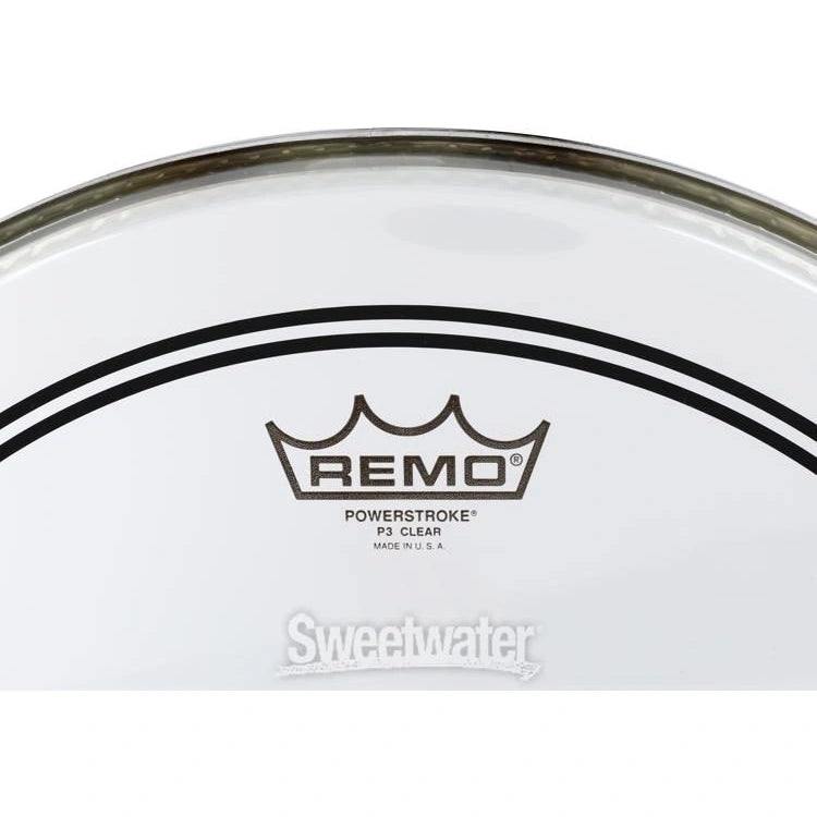 Remo P3-0314-00 Powerstroke P3 14" Clear Tom Drum Head Drum Skin - Reco Music Malaysia