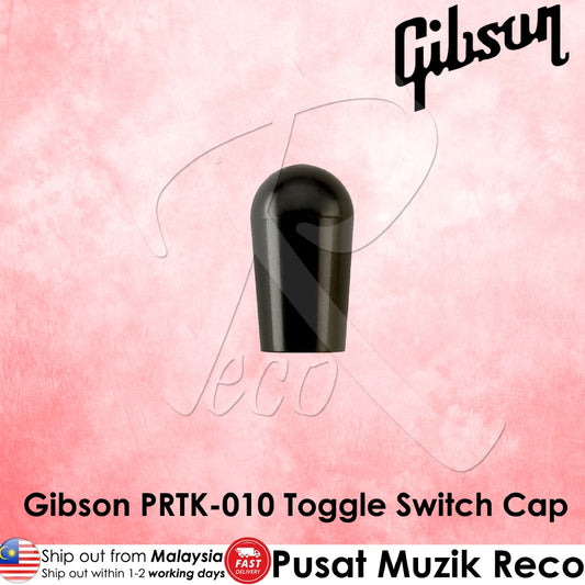 Gibson PRTK-010 Guitar Toggle Switch Cap, Black | Reco Music Malaysia