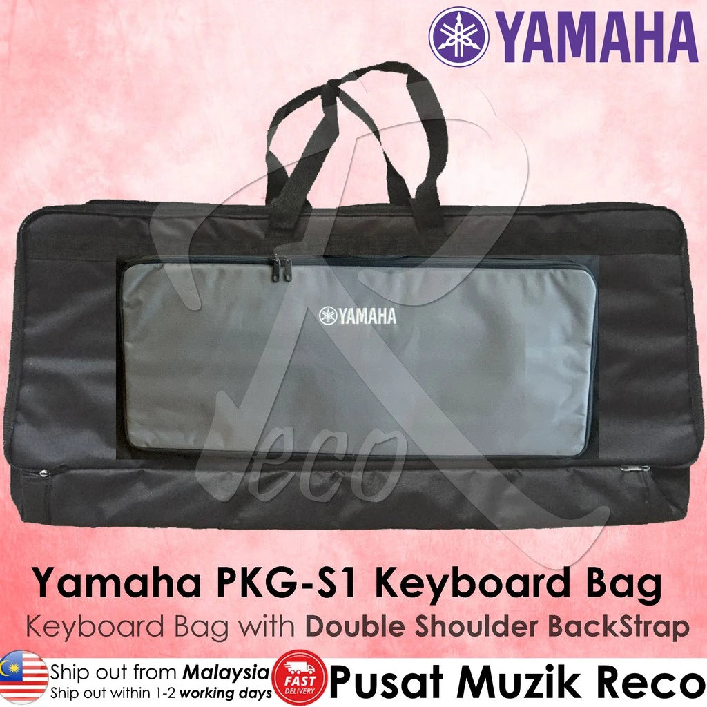 Yamaha PKG-S1 Portable Keyboard Bag with Double Shoulder Backstraps - Reco Music Malaysia