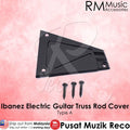 RM GF1263-A IBZ Electric Guitar Bass Black Truss Rod Cover - Reco Music Malaysia