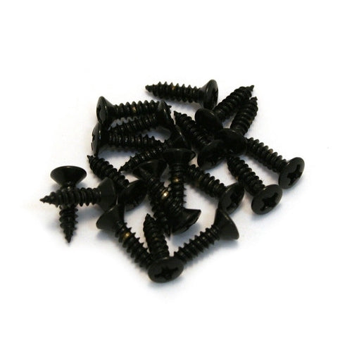 DiMarzio FH1000BK Electric Guitar Pickguard and Backplate Screws, Black (set of 24) - Reco Music Malaysia
