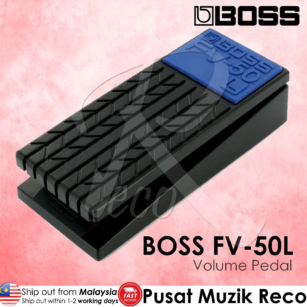 Boss FV-50L Stereo Volume Pedal | Reco Music Malaysia