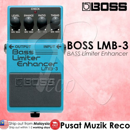 Boss LMB-3 BASS Limited Enhancer Guitar Effect Pedal | Reco Music Malaysia