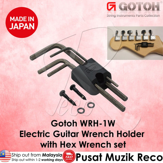 Gotoh WRH-1W Electric Guitar Allen Wrench Holder with Wrenches - Reco Music Malaysia