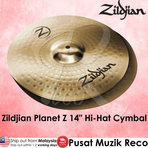 Zildjian Planet Z PZ14PR 14 Inch Hi-Hat Cymbal Pair | Reco Music Malaysia