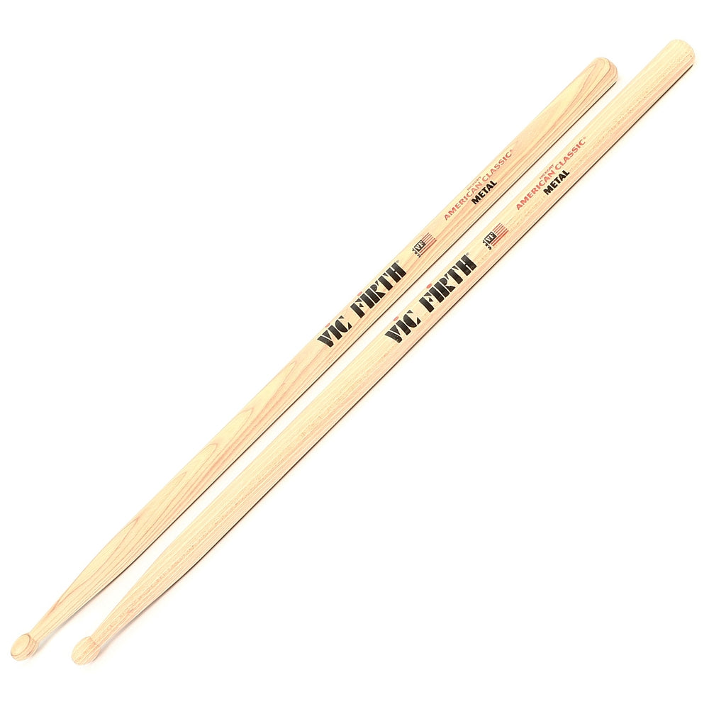 Vic Firth American Classic Metal Hickory Drum Stick, Wood Tip - Reco Music Malaysia