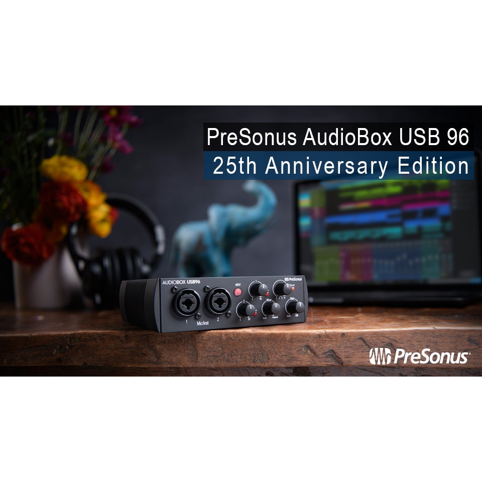 PreSonus AudioBox USB 96 USB 25th Anniversary Edition Audio Interface - Reco Music Malaysia
