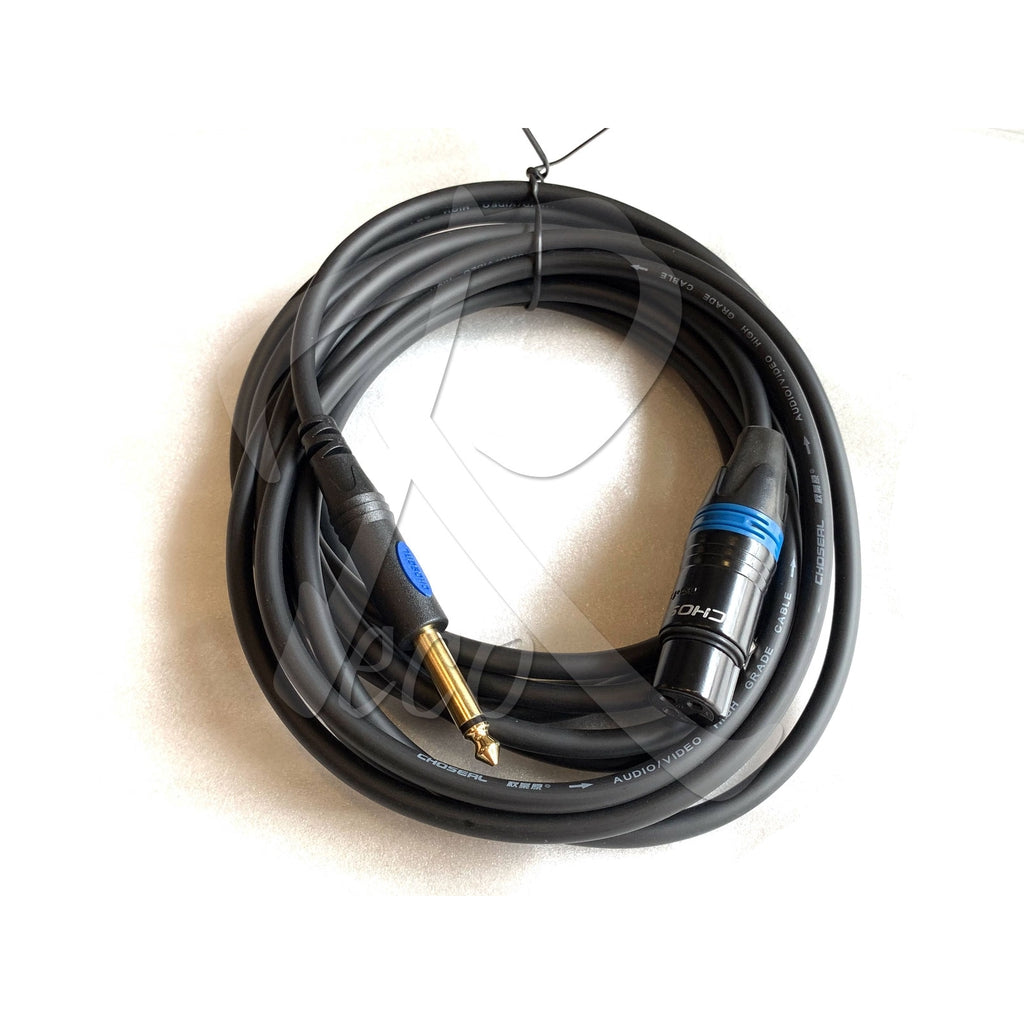 XLR Female to 3.5mm Mono Audio Cable