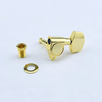 RM GF1341-GD Diecast SL 3R 90 Degree Angle GOLD Guitar Machine Head SET Tuning Peg Tuner - Reco Music Malaysia