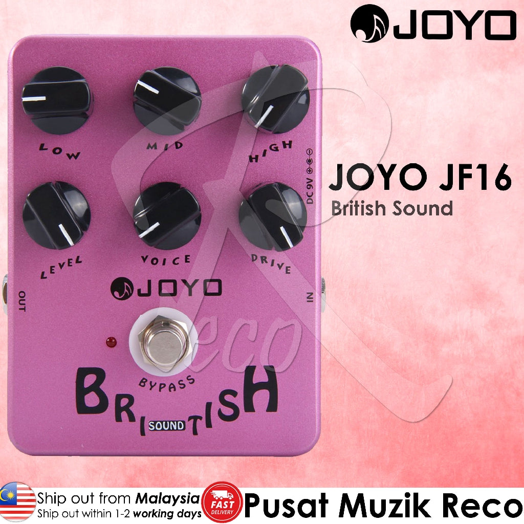  Joyo JF-16 British Sound Guitar Effect Pedal - Reco Music Malaysia