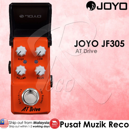Joyo JF-305 AT Drive Ironman Mini Guitar Effect Pedal - Reco Music Malaysia